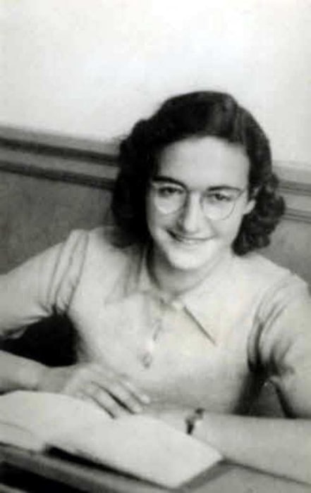 Margot Frank as seen in her 1941 school photograph