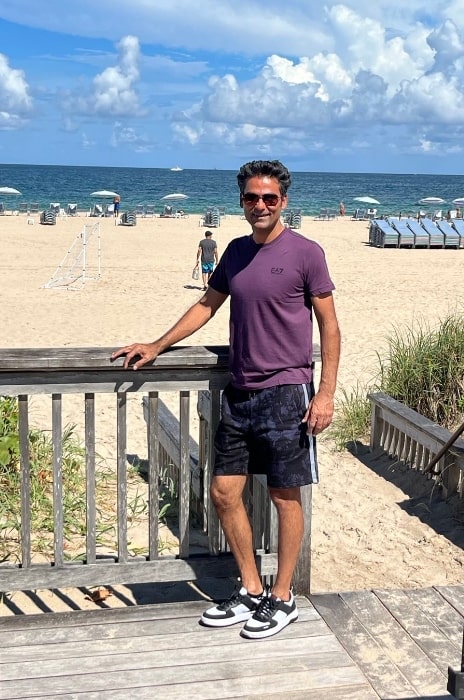 Mohammad Kaif as seen while posing for a picture in Florida, United States in August 2023