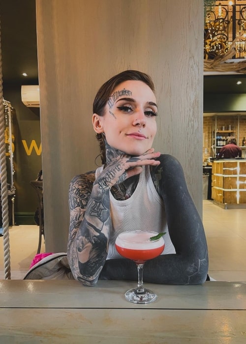 Monami Frost as seen in a picture taken on her birthday in January 2023