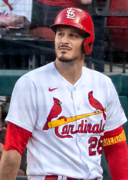 Nolan Arenado as seen while playing with the St. Louis Cardinals in 2023