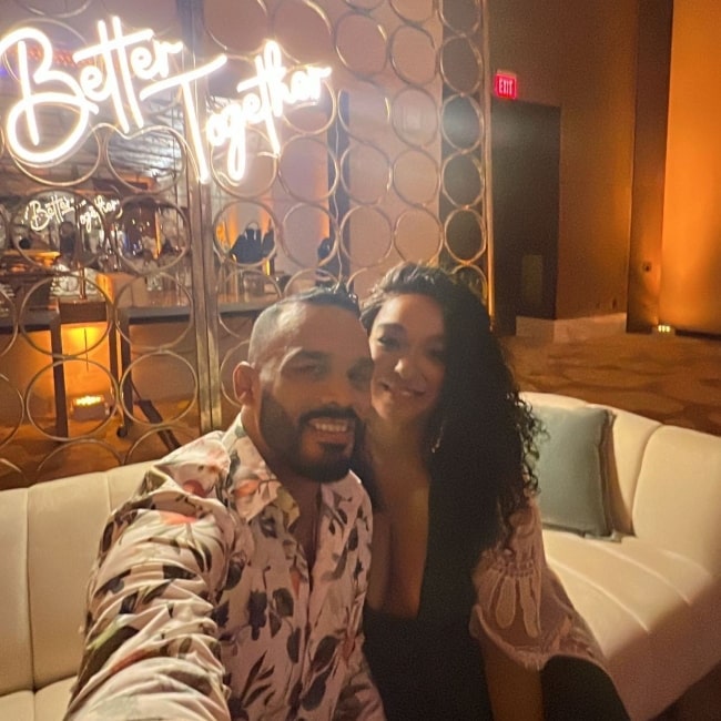 Rob Font as seen while smiling in a selfie with Kathryn Frias in June 2023