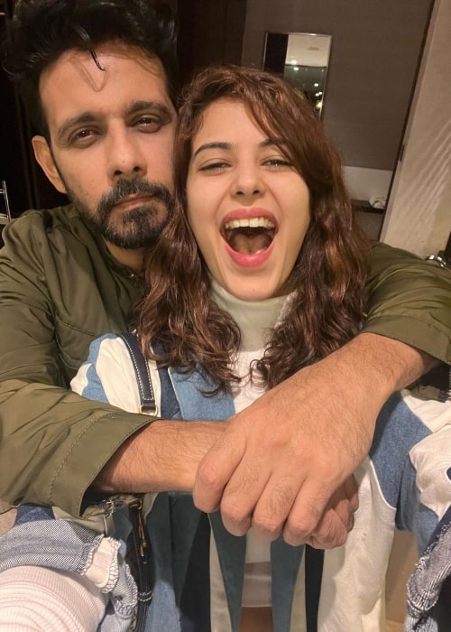 Salonie Patel as seen in a selfie with her beau Viraf Patell that was taken in Vasant Kunj in July 2023