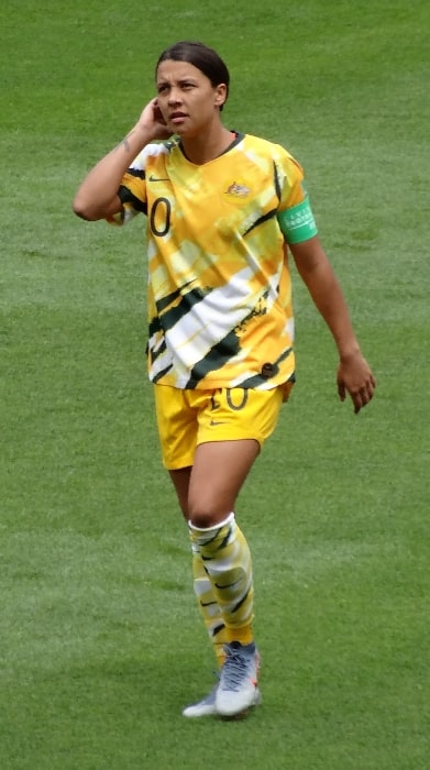 Sam Kerr as seen at the 2019 FIFA Women's World Cup