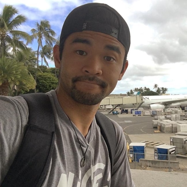 Sean Fujiyoshi as seen in a selfie that was taken in January 2016