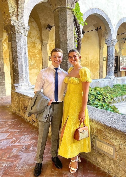 Shannon Langdon as seen in a picture with her boyfriend ChrisMD that was taken in September 2022, in Sorrento, Italy