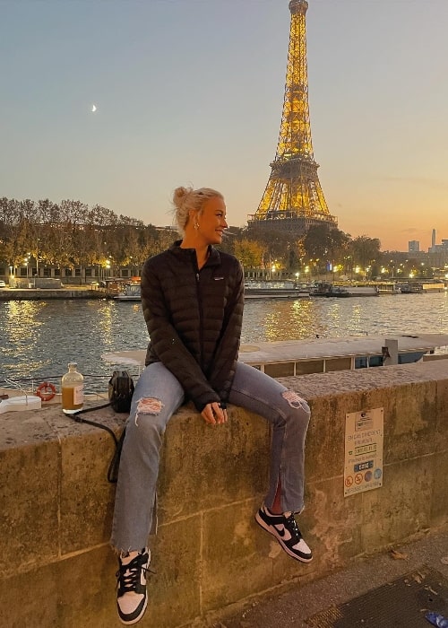 Sophie Cunningham as seen while posing for a picture in Paris, France in 2021