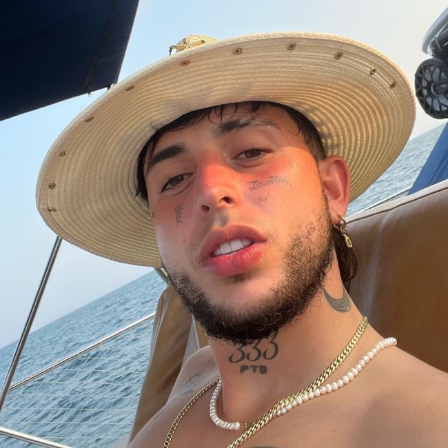 Soydekko as seen in a selfie that was taken while at sea in Acapulco in May 2023