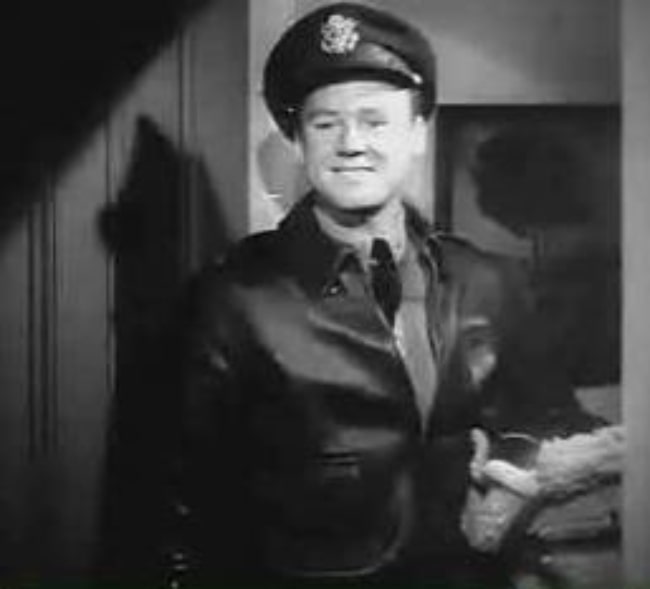 Van Johnson as seen in a screenshot from the film 'Thirty Seconds Over Tokyo' (1944)