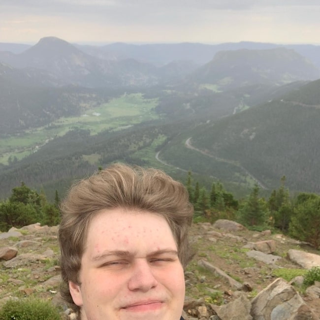 WildSpartanz in a selfie that was taken in July 2019