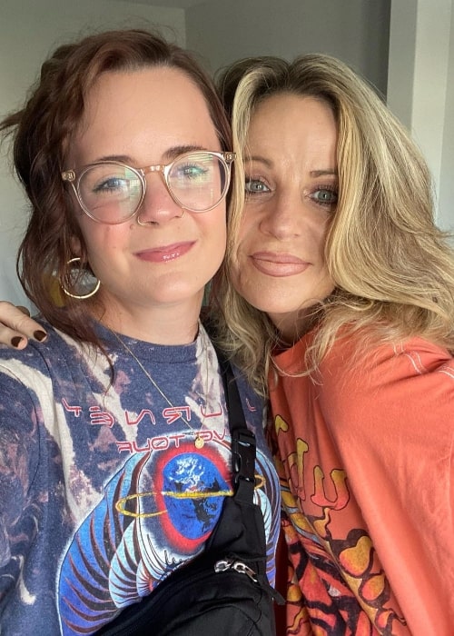 Amy Hossler as seen in a selfie with her daughter Haley Hossler that was taken in September 2023