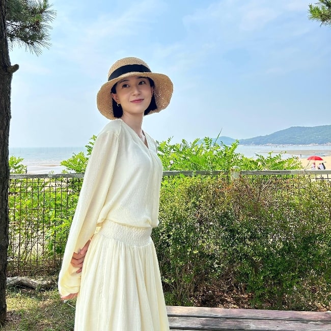 Baek Jin-hee as seen in an Instagram post in July 2023