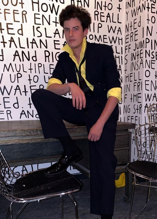 Cal Parsons as seen in a picture that was taken at the Voila Creative Studio in November 2019