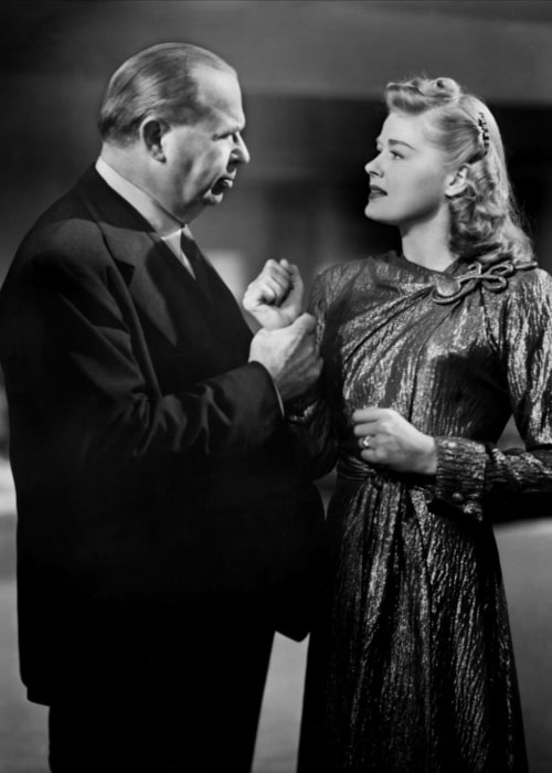 Charles Coburn and Helen Walker in Impact (1949)
