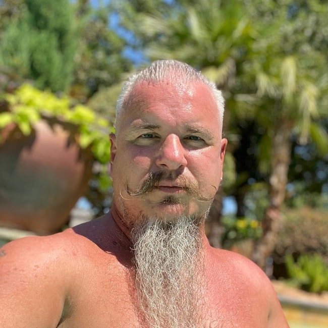 Chris Loesch as seen in a selfie that was taken in August 2020