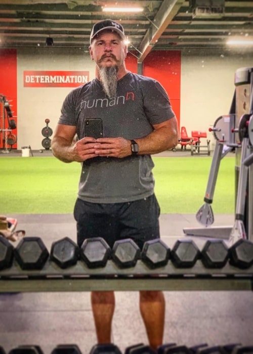 Chris Loesch as seen in a selfie that was taken in September 2019