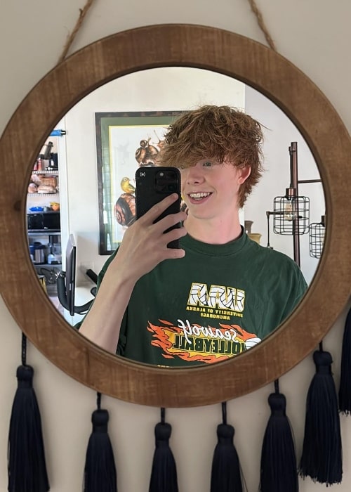 Cody Veith as seen in a selfie that was taken in September 2023
