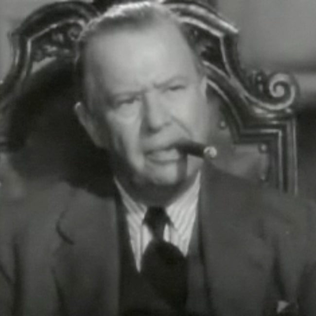 Cropped screenshot of Charles Coburn from the trailer for the American film Road to Singapore (1940)