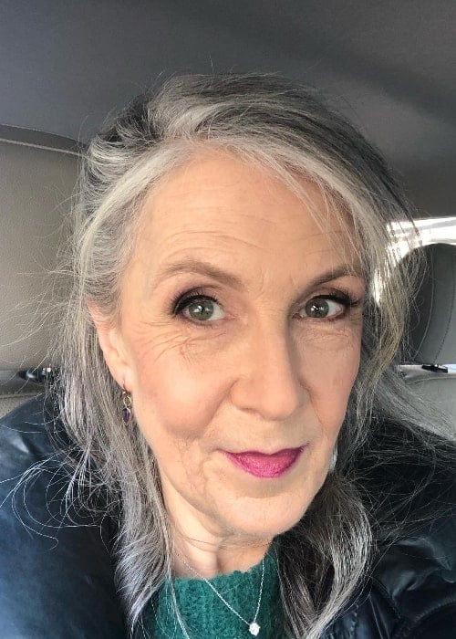 Debra Lawrance as seen while clicking a car selfie in September 2023