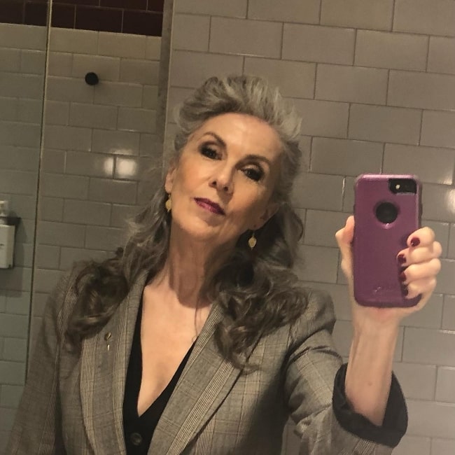 Debra Lawrance as seen while taking a mirror selfie in March 2023