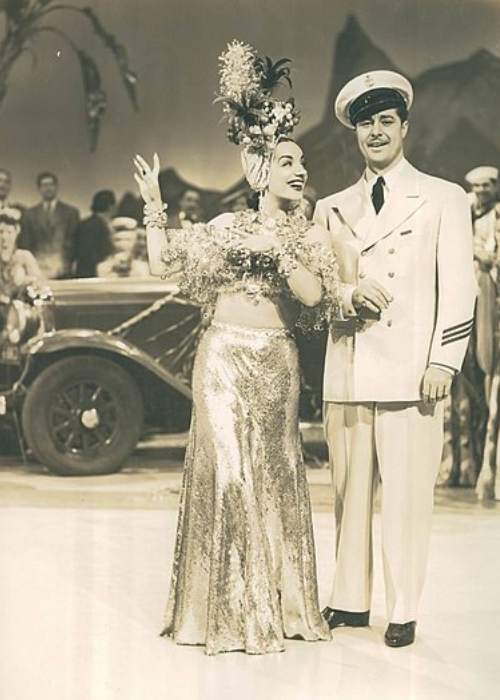 Don Ameche and Carmen Miranda as seen in the 1941 film That Night in Rio