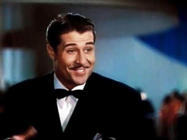 Don Ameche as seen in the trailer of the 1940 film Down Argentine Way