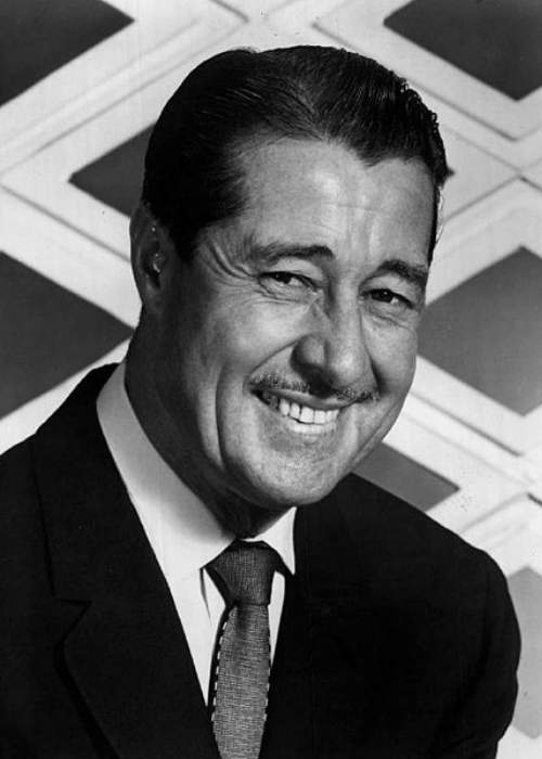 Don Ameche as seen on the set of International Showtime in 1964