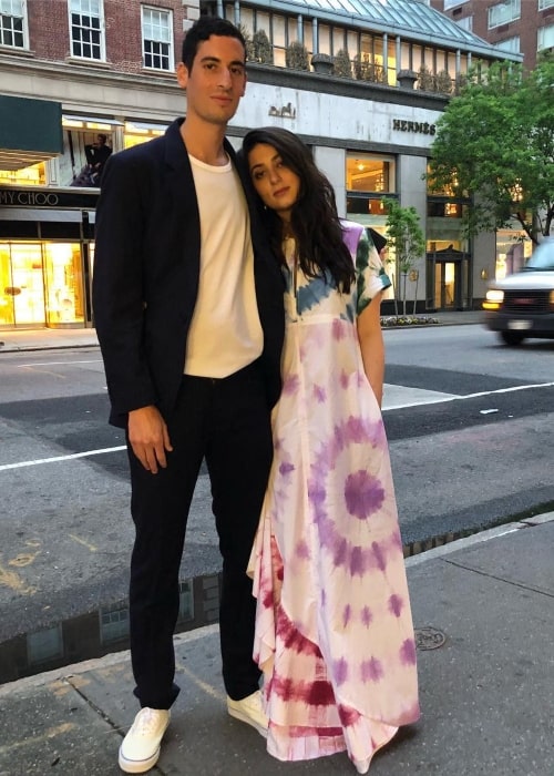Jessica Anteby as seen in a picture with her beau Elliot Tebele that was taken in May 2018