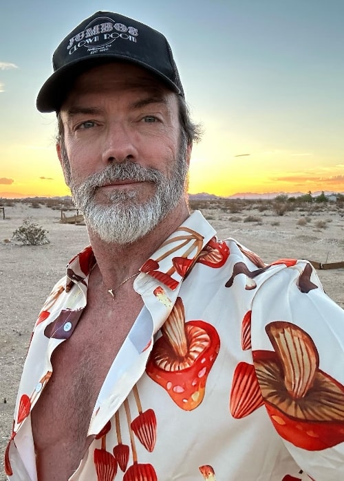 Keith Allan as seen while taking a selfie in August 2023