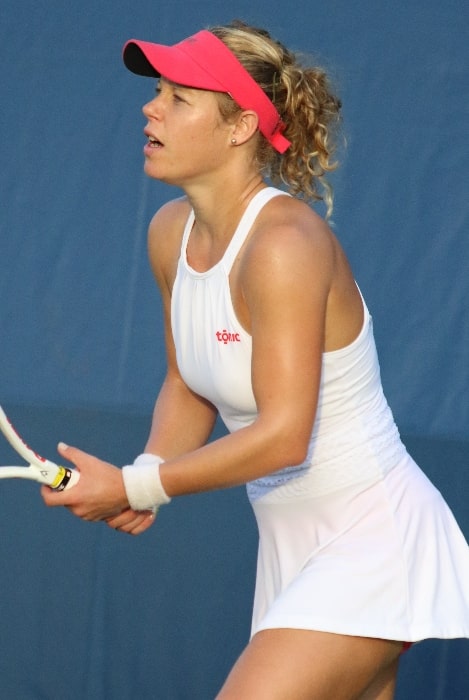 Laura Siegemund as seen while playing at the 2016 US Open