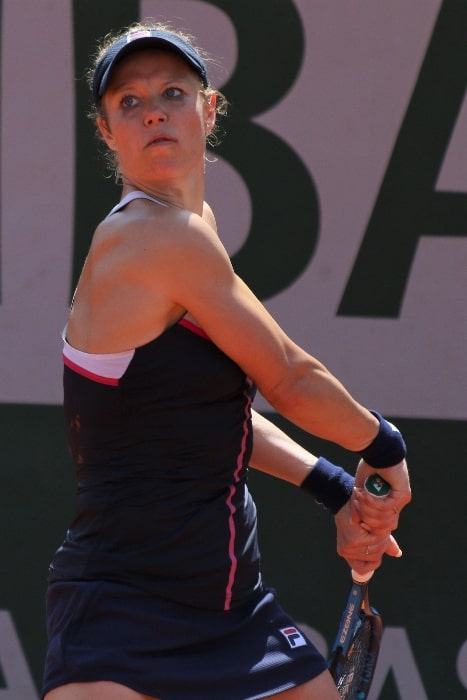 Laura Siegemund as seen while playing at the 2022 French Open