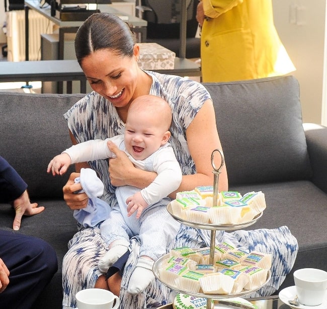 Prince Archie of Sussex as seen with his mother