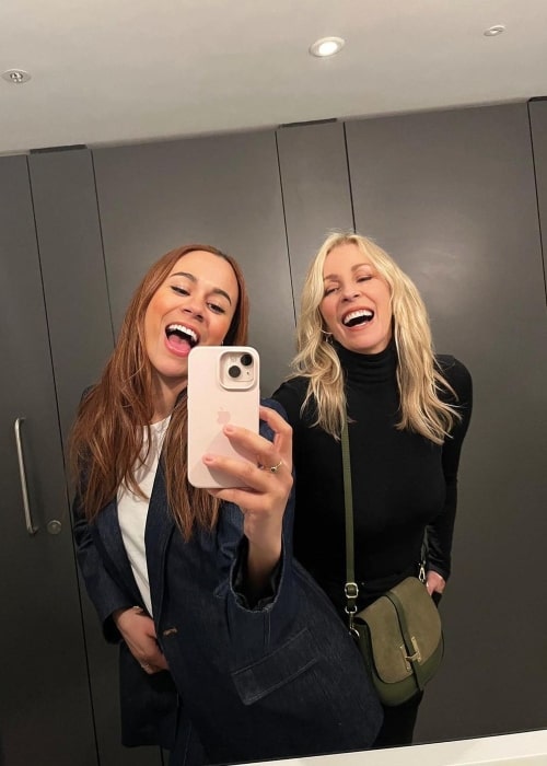 Sara Dallin as seen in a selfie with her daughter Alice that was taken in April 2023, at the One Hundred Shoreditch