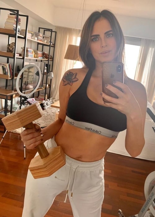 Silvina Luna as seen in a selfie that was taken in August 2020
