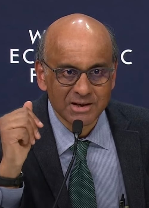 Tharman Shanmugaratnam at the World Economic Forum The New Economics of Water press conference, released to Youtube on August 24, 2022