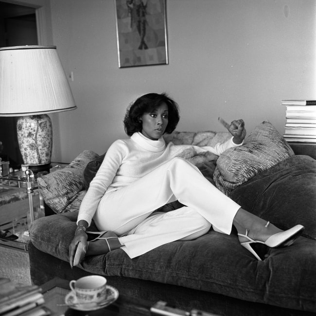 Actress Diahann Carroll in Los Angeles on January 12, 1979