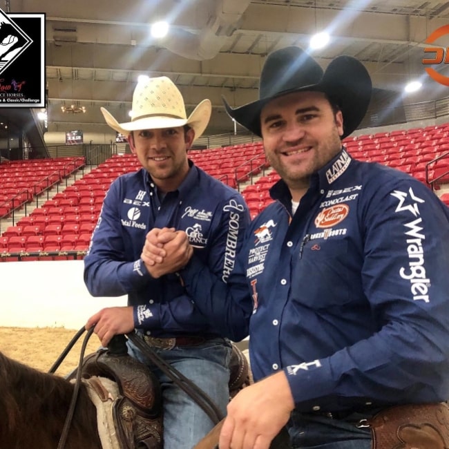 Adan Banuelos as seen in a picture with a fellow rider that was taken in October 2019