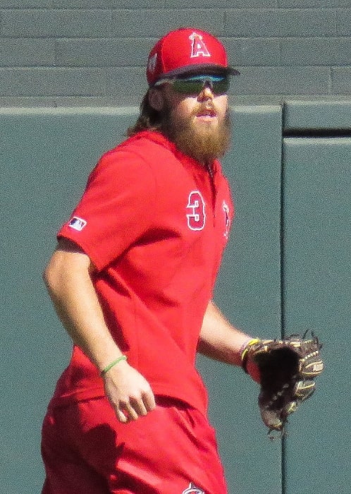 Brandon Marsh as seen with the Los Angeles Angels during the AFL Fall Stars Game in October 2019