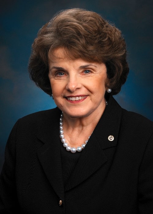 Dianne Feinstein as seen in an official portrait in 2004