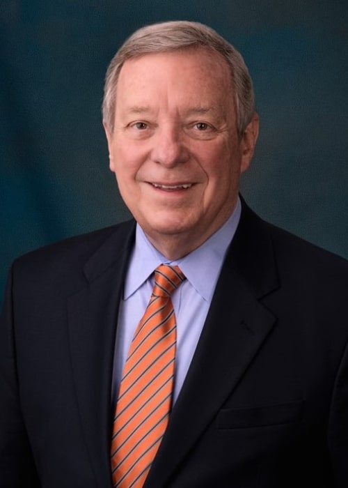 Dick Durbin as seen in an official portrait in 2022