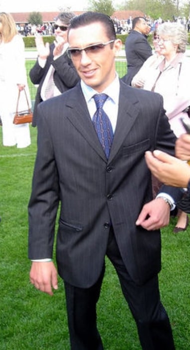 Frankie Dettori as seen in the parade ring at Newmarket after riding in the 2000 Guineas 2005