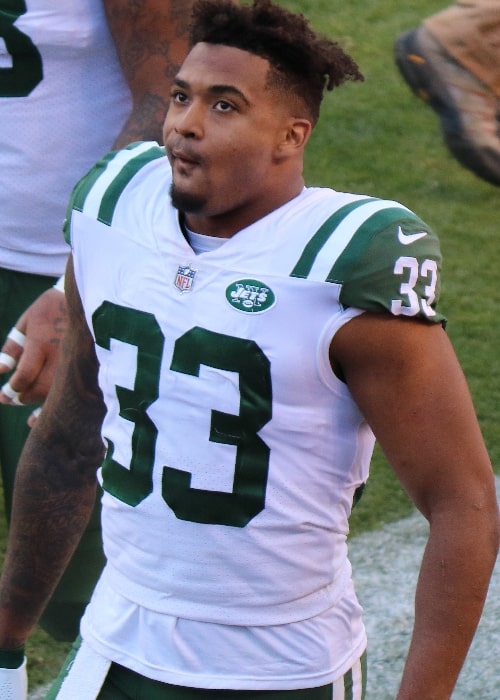 Jamal Adams as seen in a game against the Denver Broncos in 2017