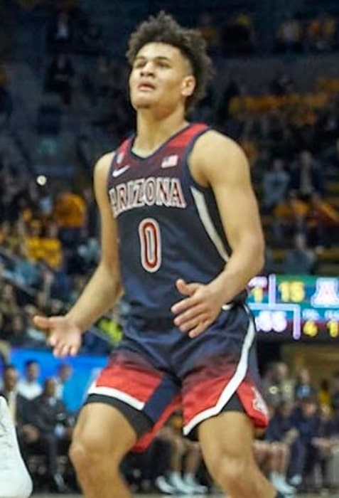 Josh Green as seen with the University of Arizona Wildcats in 2020