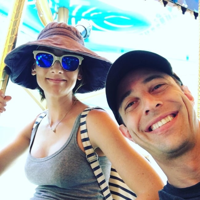 Justin Saliman as seen in a selfie with his ex-wife Bree in a selfie taken in June 2016