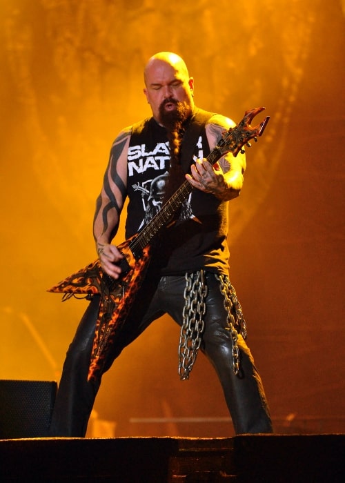 Kerry King as seen in a picture taken while playing at Slayer concert at Wacken Open Air 2014 music festival