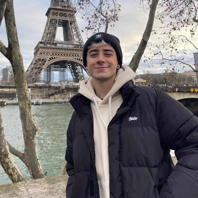 Kevsho as seen in a picture that was taken in Paris, France in April 2022
