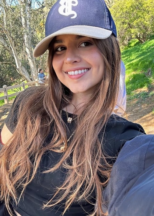 Kristina Giraldo as seen in a selfie that was taken in January 2023, in Los Angeles, California