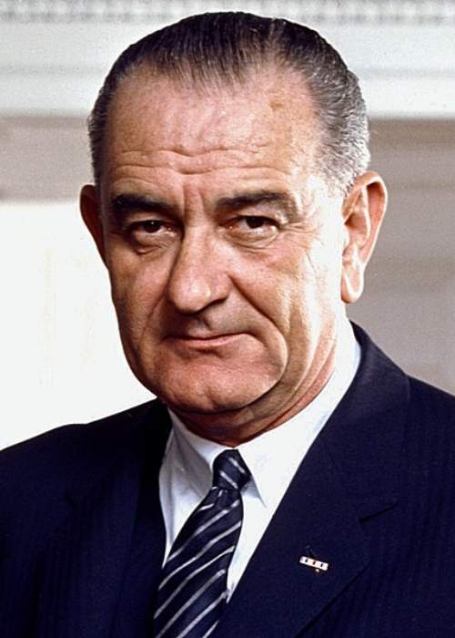 Lyndon B. Johnson as seen in 1964