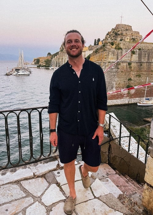 Max O'Dowd as seen in a picture that was taken in August 2023, in Corfu, Old Town