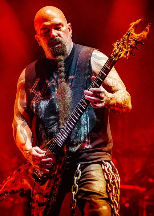 Mr. Kerry King from Slayer at a concert in Portugal in July 2019