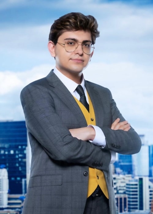 Navid Sole as seen in a picture that was taken on the set of The Apprentice in London, United Kingdom, in January 2022